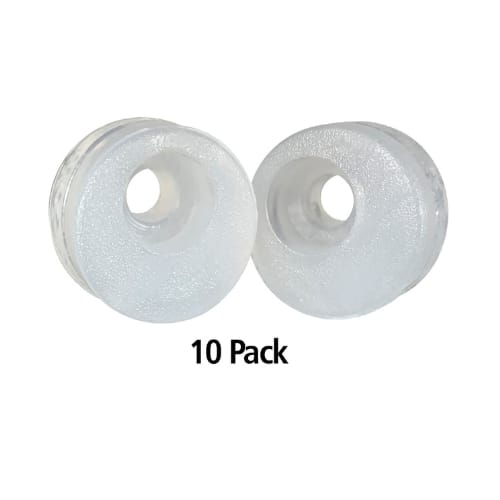 Fast Cap - Euro Door Stops - Clear - 10pk with Screws